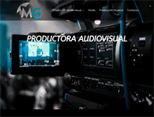 Tablet Screenshot of produccionesmg.com